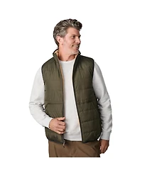 Free Country Men's Atlas Ii Quilted Reversible Sherpa Vest