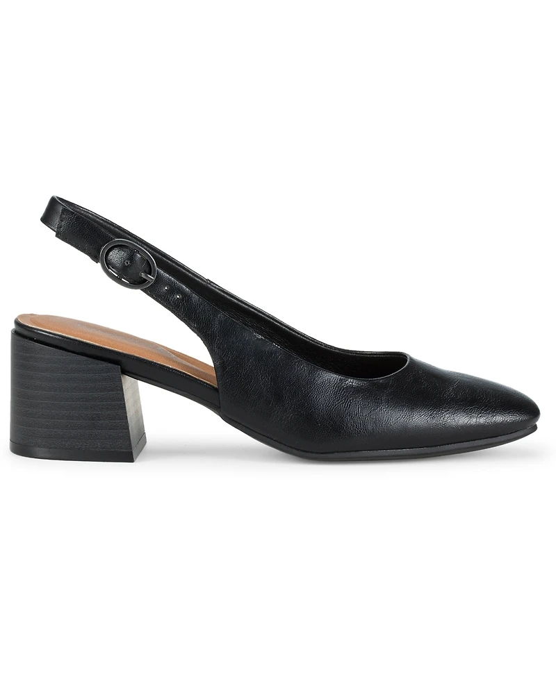 Baretraps Women's Ester Block Heel Slingback Pumps