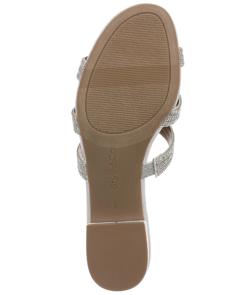 Style & Co Women's Sparkky Round Toe Sandals, Macy's Exclusive