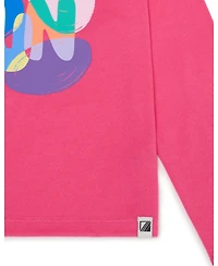 Color Lab Girls 3T-7 Printed Long Sleeves T-Shirt