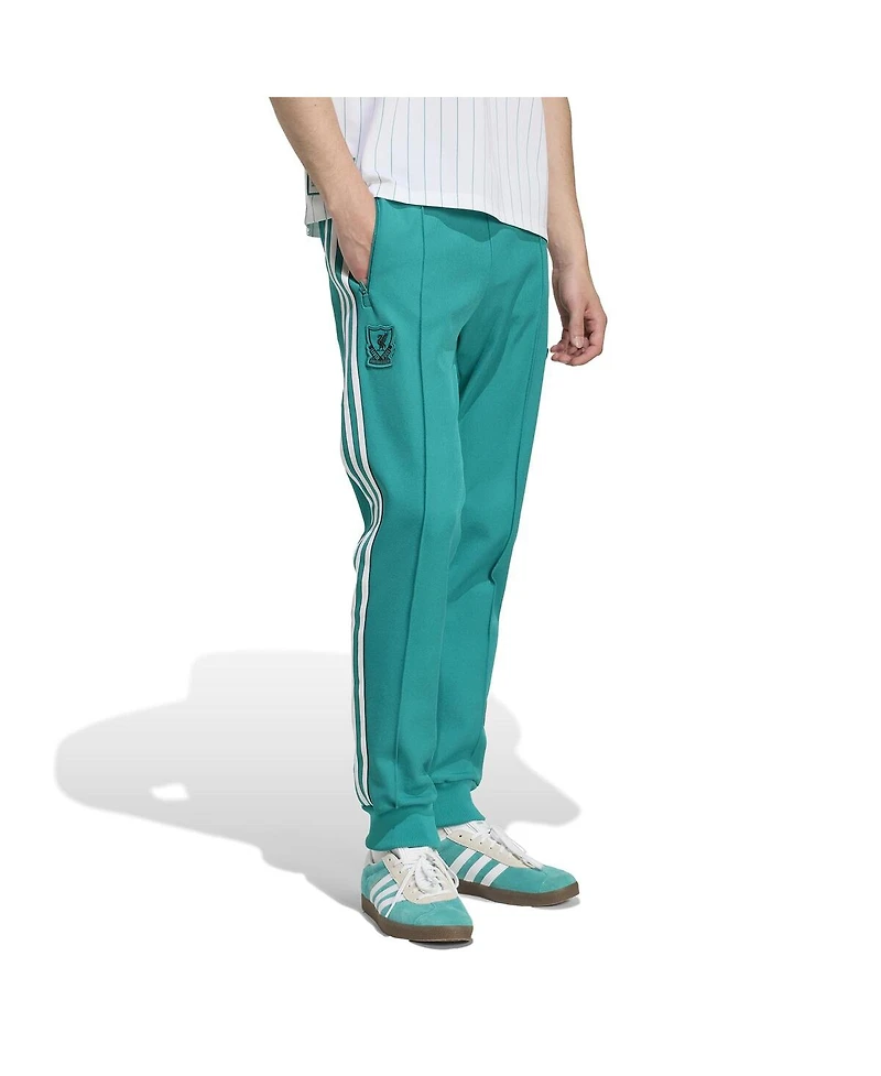 Adidas Men's Green Liverpool Lifestyler Track Pants