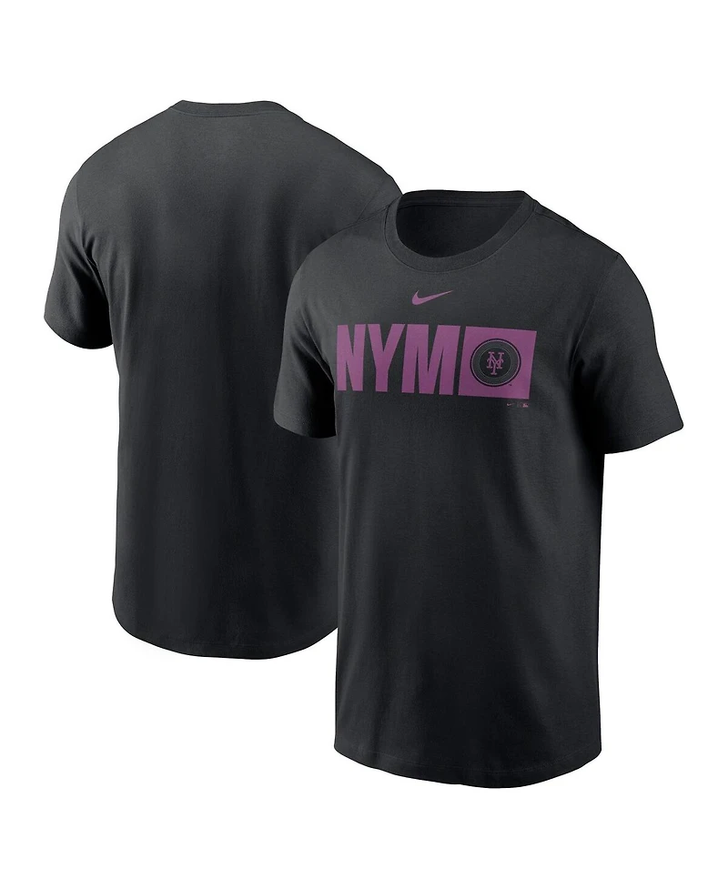 Nike Men's Black New York Mets City Connect Tricode T-Shirt