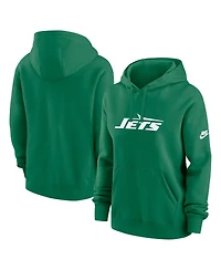 Nike Women's Green New York Jets Club Fleece Pullover Hoodie