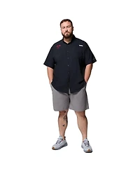 Columbia Men's Black Texas A&M Aggies Big Tall Tamiami Omni-Shade Button-Down Shirt