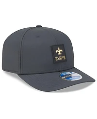 New Era Men's Charcoal New Orleans Saints 2025 Sideline Cold Weather 9SEVENTY Adjustable Hat