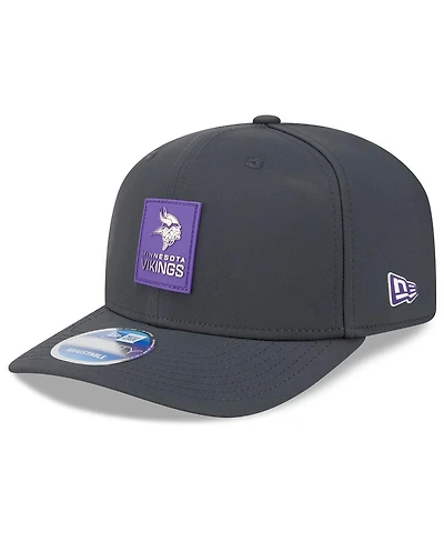 New Era Men's Charcoal Minnesota Vikings 2025 Sideline Cold Weather 9SEVENTY Adjustable Hat