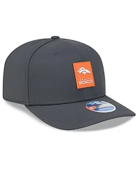 New Era Men's Charcoal Denver Broncos 2025 Sideline Cold Weather 9SEVENTY Adjustable Hat