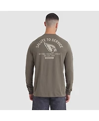 Nike Men's Olive Arizona Cardinals 2025 Salute to Service Sideline Long Sleeve T-Shirt