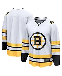 Fanatics Men's White Boston Bruins Away Breakaway Jersey