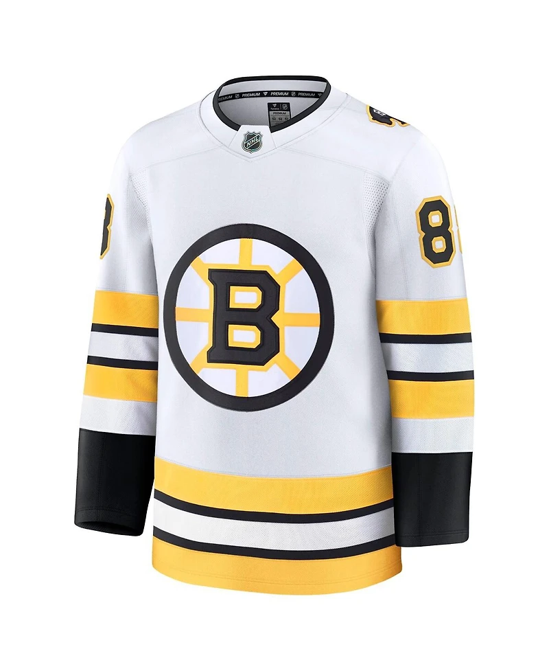 Fanatics Men's David Pasternak White Boston Bruins Away Premium Player Jersey