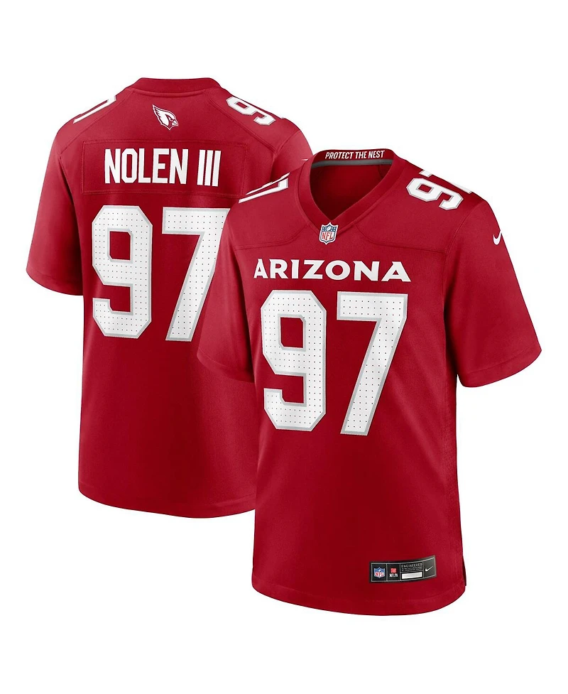 Nike Men's Walter Nolen Cardinal Arizona Cardinals 2025 Nfl Draft First Round Pick Game Jersey