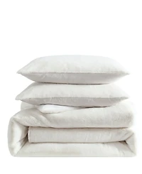 Vera Wang Signature Solid Faux Fur 3-Pc. Comforter Set