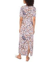 Vince Camuto Women's Crew Neck Maxi Dress
