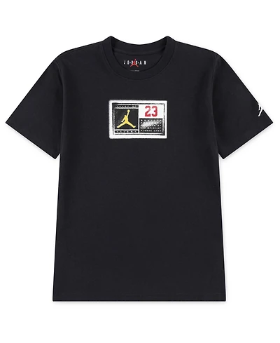 Jordan Big Boys 8-20 Stencil Tag Short-Sleeve T-Shirt