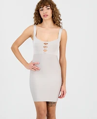 Guess Women's Reyna Cutout Band Square Neck Dress