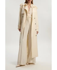 Karen Millen Women's Soft Signature Trench Coat