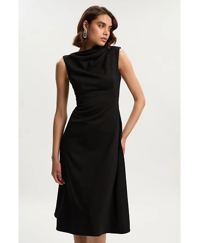 Karen Millen Women's Premium Tailored Midi Dress