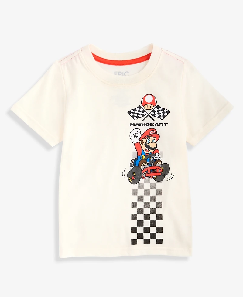 Epic Threads Boys Toddler 2T-4T Super Mario Racing Short-Sleeve T-Shirt, Macy's Exclusive