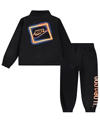 Nike Boys 4-7 2-Piece Sportswear Tech Fleece Full-Zip Jacket and Pants Set