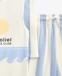 Epic Threads Boys 5-20 3-Pc. Striped Shirt, Tank Top & Shorts Set, Macy's Exclusive