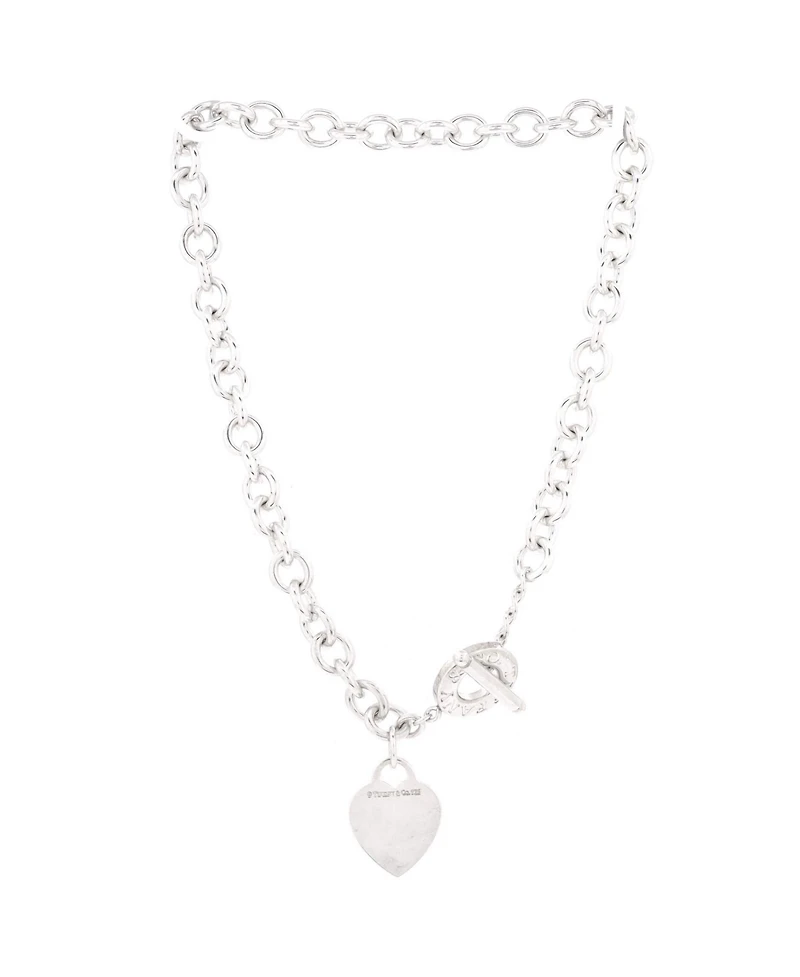 Pre-Owned Tiffany & Co. Heart Tag Toggle Chain Necklace