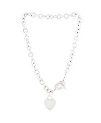 Pre-Owned Tiffany & Co. Heart Tag Toggle Chain Necklace