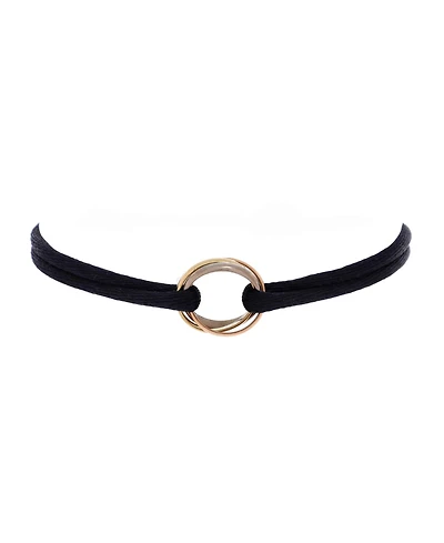 Pre-Owned Cartier Trinity On Cord Bracelet