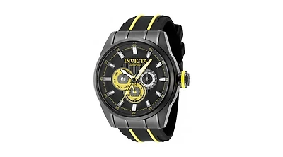 Invicta Men's 49052 Speedway Quartz Chronograph Yellow, Black Dial Watch