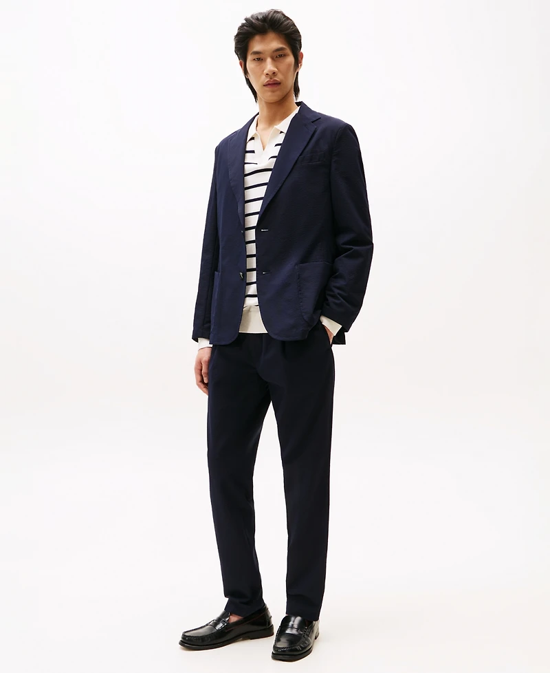 Tommy Hilfiger Men's Performance Notch Lapel Collar Blazer
