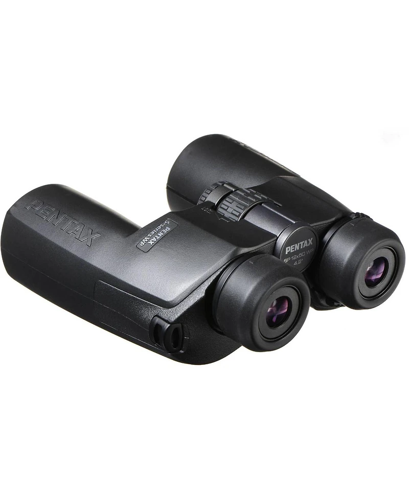 Pentax 12x50 Sp Series Wp Water Proof Porro Prism Center Focus Binocular with 4.2 Degree Angle of View, Black