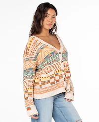 Roxy Women's Long Sleeve Tamarindo Cardigan Sweater