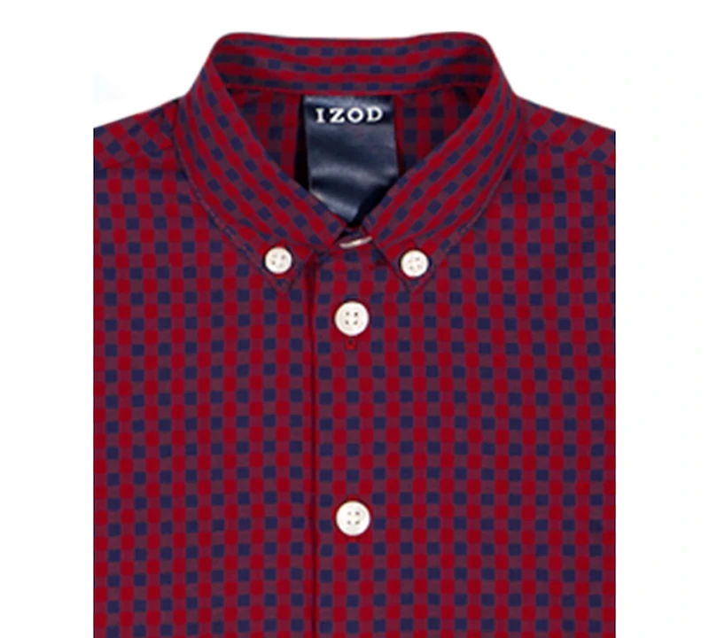 Izod Baby Boys 3-Piece Fairisle Truck Sweater Vest, Shirt and Pants Set