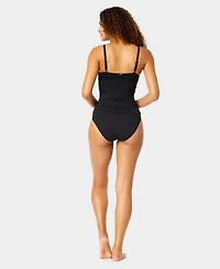 Anne Cole Women's Surplice Underwire Tankini Top