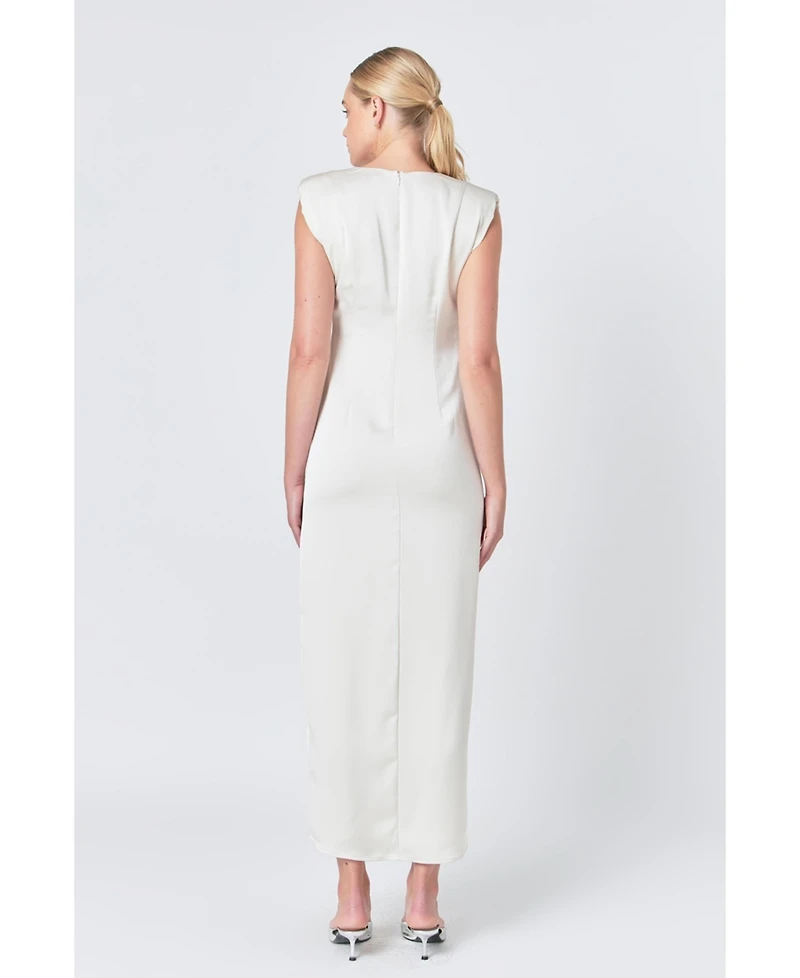 endless rose Women's Deep V Maxi Dress