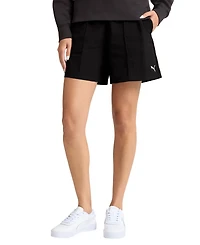 Puma Women's Essential Woven Pin Loose Fit Tuck Shorts