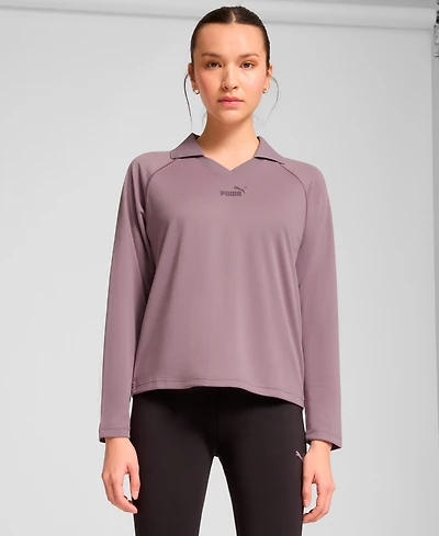 Puma Women's Essential Animal Long Sleeve Jersey Top