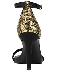Karl Lagerfeld Paris Kenz Logo Sequin Dress Sandals