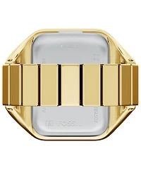 Fossil Women's Raquel Watch Ring Two-Hand Gold-Tone Stainless Steel Watch,14mm