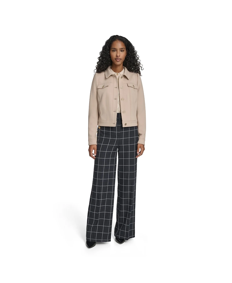 Tommy Hilfiger Women's Point Collar Trucker Jacket