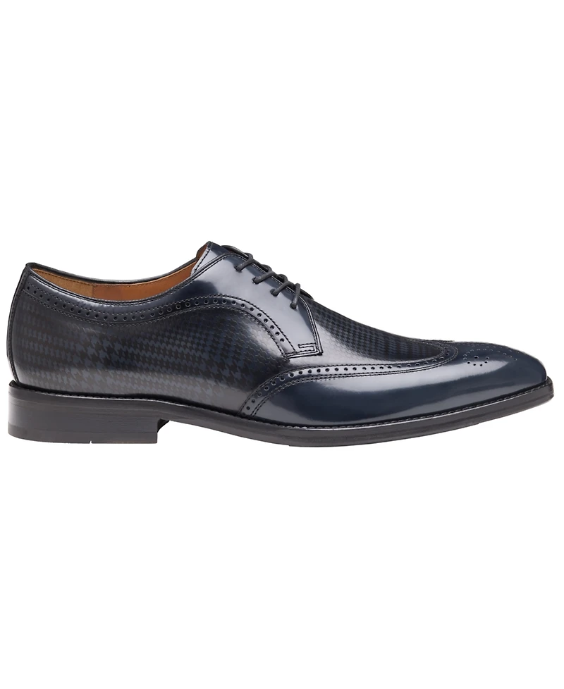 Johnston & Murphy Men's Sullivan Wingtip Round Toe Dress Shoes