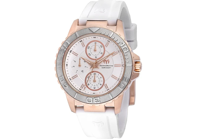 Technomarine Women's Tm-725014 Sea Quartz Silver Dial Watch