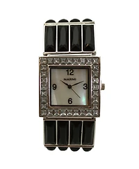 Olivia Black Pratt Square Jewel Women Watch