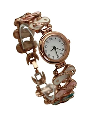 Olivia Pratt Rose Gold Flip Flops Theme Women Watch