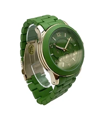 Olivia Pratt Green Big Bold Soft Band Boyfriend Women Watch
