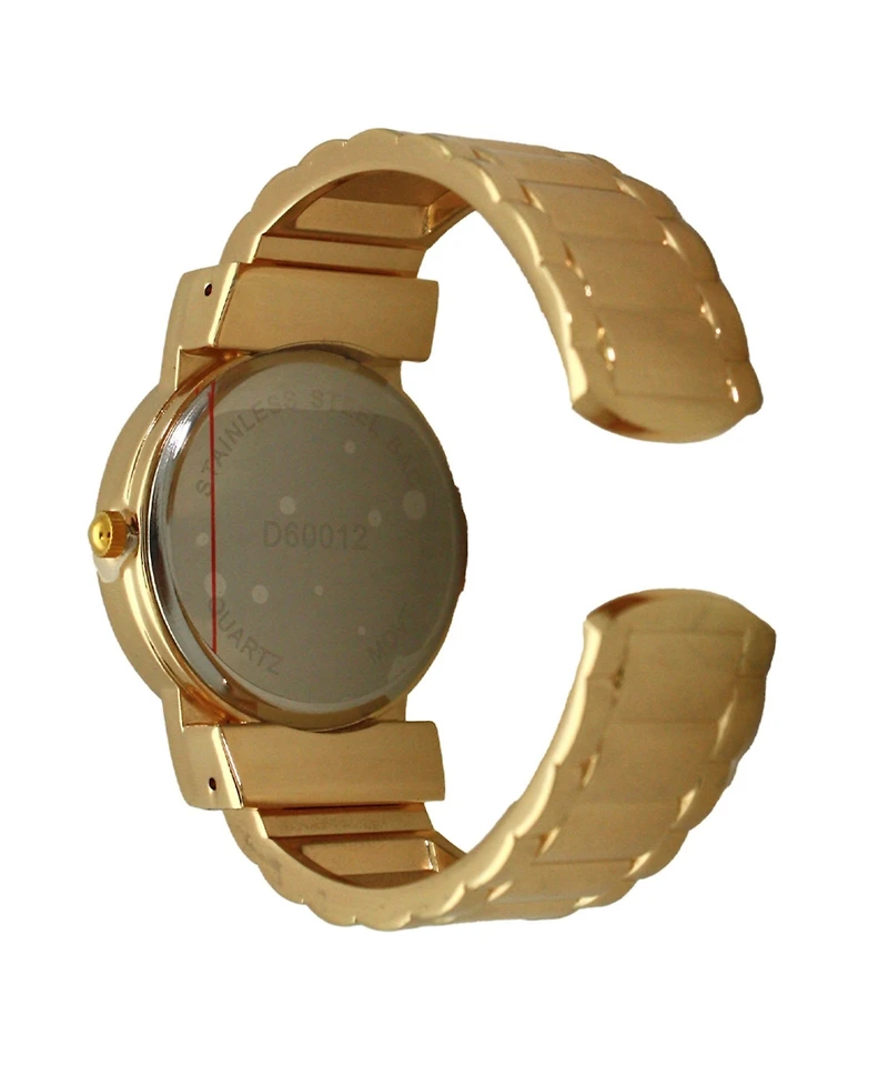 Olivia Pratt Stainless Steel Crystal Detail Bangle Watch