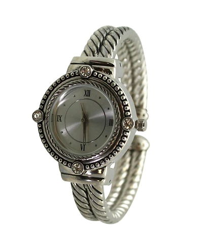 Silver Elegant Classy Roman Numerals and Details Women Watch