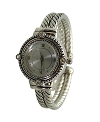 Silver Elegant Classy Roman Numerals and Details Women Watch