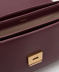 Mango Women's Flap Crossbody Bag