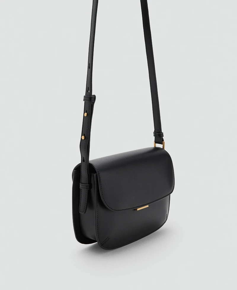 Mango Women's Flap Crossbody Bag