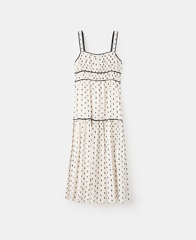Mango Women's Plumeti Midi Dress